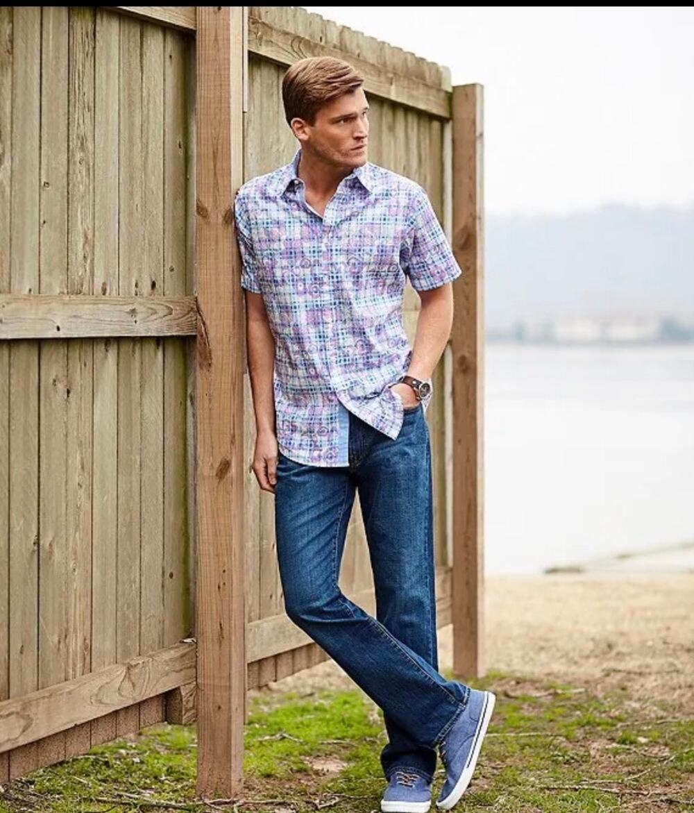 Daniel Cremieux New Premium Denim Straight Fit Stretch Jeans Med Wash 40x36